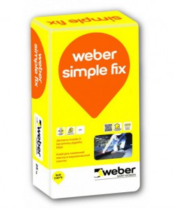 Weber SIMPLE FIX keraminių...
